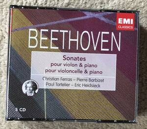CD-Box / 仏EMI / C.Ferras (vn) P.Tortelier (cello) 他 / BEETHOVEN_Sonates pour violin & piano pour violoncello & piano 