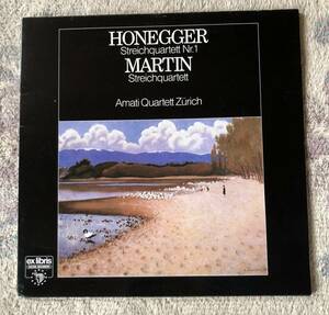 LP-Aug / スイス・exlibris / Amati Quartett Zurich / HONEGGER_Streichquartett Nr.１、MARTIN_Streichqartett 