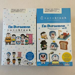 ナノブロック Im Doraemon ドラえもんミニ BOX 全6種類 Vol.1,Vol.2 セット