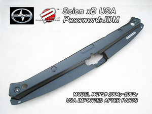 トヨタbB/SCION/NCP30サイオンxB社外クーリングプレートPassword;JDMドライカーボン/USDM北米仕様ラジエーターコアサポート上アッパーUSA