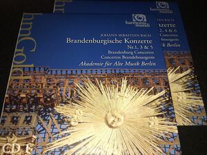 J.S.バッハ ブランデンブルク協奏曲 全曲 ベルリン古楽アカデミー 2CD 紙ジャケ 美品 DHM