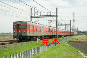 鉄道写真データ（JPEG）、00295748、8000系（8111F）急行ヘッドマーク＋8000系（81111F）、東武鉄道東上線、川越市〜霞ヶ関、2014.05.01