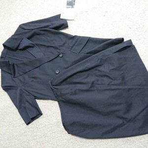 送料無料 未使用 レディースl 半袖 セットアップスーツ 紺 スカートスーツ jk065