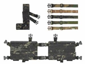 Spiritus Systems■34Alpha Chest Rig＋BackStrap＋FatStrap Mk4 マルチカムブラック■スピリタスシステム チェストリグ