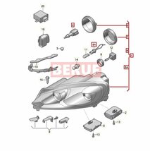 フォルクスワーゲン　バイキセノンヘッドランプ 左右SET　HELLA製　ゴルフ6　2009年～2013年　1KCTH 1KCBZ 1KCAX 1KCDL 1KCAV 1KCCZ 1KCDLF_画像2