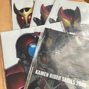 1番くじ仮面ライダーシリーズ　平成ライダー大集合編　クリアファイル２枚　ステッカー　セット　2009 一番くじドラゴンボール　レア