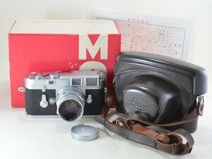 [動作保証☆美品] Leica(ライカ）整備済！ M3 SS / SUMMICRON R 50mm F2 第1世代 後期 オリジナル元箱セット! （21359N）
