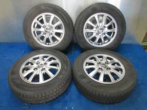 ★8.5分山★20年製★ KUMHO WINTER CRAFT ice wi61 145/80R13　社外ホイール 13×4J +43 4H-100 4本セット スタッドレス 軽自動車等　A17