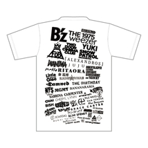 新品★B'z YUKI BiSH/SUMMER SONIC 2019【1DAY限定アーティストロゴコラージュTシャツ東京8/16大阪8/18日替わりホワイト白S】サマソニSTARS_画像4