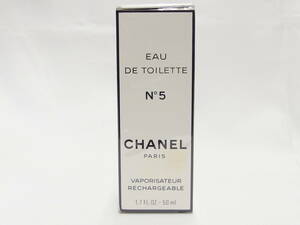 未使用★ CHANEL シャネル №5 ヴァポリザター リチャージャブル 50ml 香水 /B5860