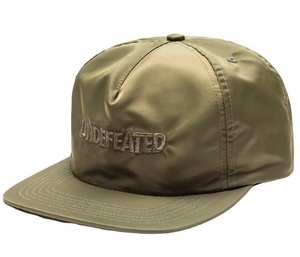 Undefeated Flight Satin Strapback Hat Cap Olive キャップ 