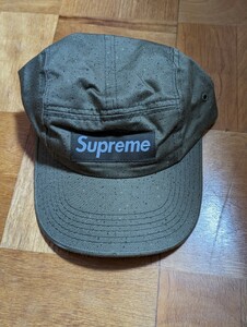 【即決】Supreme Camp Cap シュプリーム チェック キャンプ キャップ ボックスロゴ　デッドストック box オリーブ