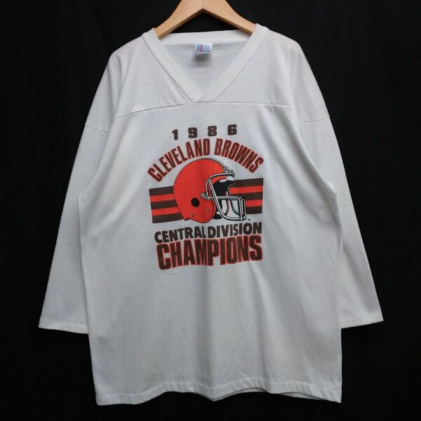 VINTAGE クリーブランドブラウンズ Cleveland Browns NFL GARAN,Inc フットボールTシャツ XL