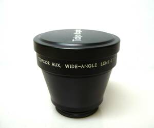 ★Tokyo Kogaku TOPCOR AUX. WIDE-ANGLE LENS 3.7cm 1:4◆良品■前玉レンズ●