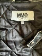 MM6 ハの字ボンバージャケット　Madison margiela メゾンマルジェラ　ハの字ライダース　5zip riders 八の字ライダース　レザー_画像4