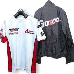  extra attaching GAZOO Racing TOYOTA T-shirt nylon jacket ROOKIE Racing rookie racing Toyota automobile-related goods 230809-
