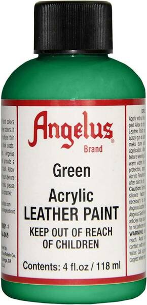 Angelus レザー用ペイント 4 Oz　Green アンジェラス　グリーン