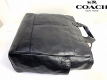 極美品★送料無料★レアモデル★コーチ メンズ COACH ブリーカー レザー 2WAY ショルダーバッグ トートバッグ ビジネストート ブラック_画像5