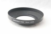 ☆WIDEANGLE HOOD 55mm 55㎜径 メタル レンズ フード (2)_画像1