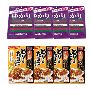 ■三島 　ソフトふりかけ ゆかり　・　丸美屋 ソフトふりかけ とりたまごそぼろ 　各4都合8袋■