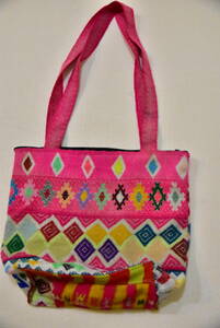 pe Roo made in ka man ta cloth. tote bag hand made 1 point mono ①