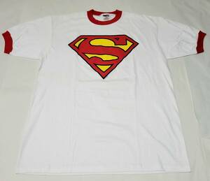 新品デッド 90s ONEITA usa製 生地 SUPERMAN Tシャツ XLサイズ 90年代 アメリカ製 ビンテージ 映画 マンガ DCCOMICS スーパーマン オニータ