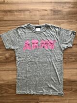 OVER THE STRiPES オーバーザストライプス　Tシャツ　ARMY Mサイズ　未使用品_画像1