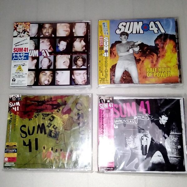 【廃盤】 サム41 4枚セット 国内盤帯付き 送料無料 初回限定盤 SUM41
