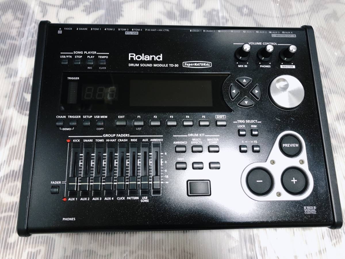 Roland TD-30 v1.13(最新) 電子ドラム 音源モジュール | JChere雅虎