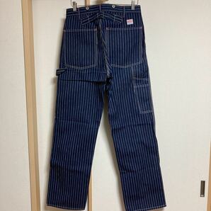 【極美品】WARE HOUSE Lot1092 STRIPE PAINTER PANTS ウエアハウス ペインターパンツ ストライプ W32の画像2