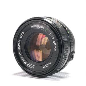 RICOH RIKENON P 50mm F1.7 Ricoh K mount staple product .OA4b