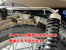 【送料無料】SR400 シート固定用ボルト簡単脱着 ノブ式 2本セット スプリングワッシャー付き ノブスター [Ver1.0]_画像5