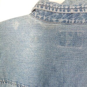 XL リーバイス levi's デニムシャツ 汚れあり リユース ultramto sh0133の画像9