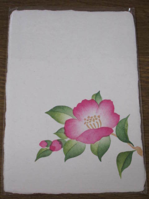 Kyukyodo Postcard Winter ★ Camellia 6 ★Eared Postcard Picture Letter Postcard New Year's Card 7 Digits 2, printed matter, postcard, Postcard, landscape, Nature