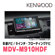 キャストアクティバ(LA250S・H27/9～R2/3)専用　KENWOOD/MDV-M910HDF+取付キット　9インチ/フローティングナビ_画像2