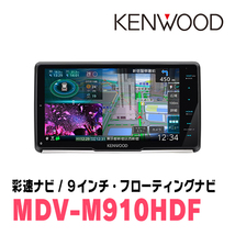 イグニス(FF21S・H28/2～現在)専用　KENWOOD/MDV-M910HDF+取付キット　9インチ/フローティングナビセット　_画像3