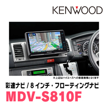 スーパーキャリィ(R1/9～現在)専用　KENWOOD/MDV-S810F+取付キット　8インチ/フローティングナビセット　_画像2
