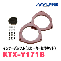 ランドクルーザー(100系・H10/1～H14/8)用　フロント/スピーカーセット　アルパイン / X-171S + KTX-Y171B_画像4