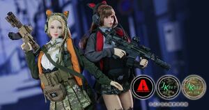 ARMSHEAD 1/6 JK GIRL 武装SET MC.Ver 未開封新品 RE:01B 検） DID SS DAMTOYS FLAGSET Facepoolfigure EASY&SIMPLE