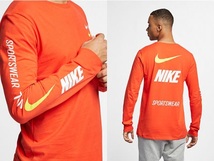 新品タグ付き M/Lサイズ選択可 店舗完売 ナイキ ロングスリーブ Tシャツ NIKE M NSW TEE LS OB/MB アトモス NIKE M NSW CLUB COLLECTION_画像1