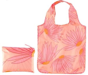 新品タグ付き ケイトスペード エコバッグ フォーリングフラワー 折りたたみ Kate Spade New York Reusable Shopping Tote Falling Flower