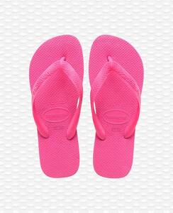 新品タグ付き 23-23.5cm相当 ハリウッド ローズ ハワイアナス ビーチサンダル havaianas TOP