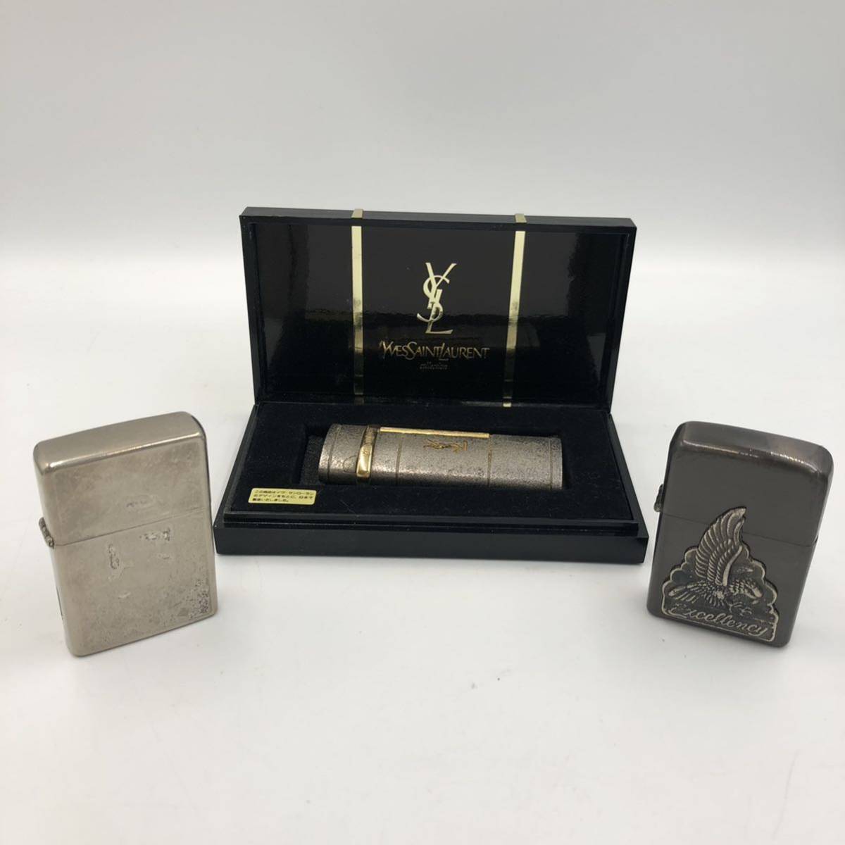 Yahoo!オークション -「イヴ サンローラン」(Zippo) (ライター)の落札