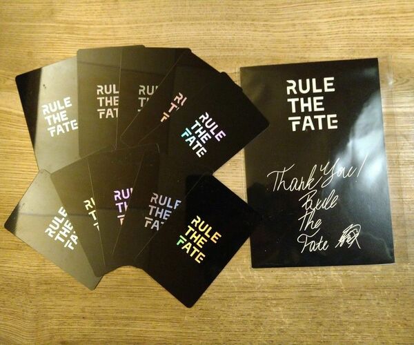 RULE THE FATE プレミアムカード10枚セット ポストカードおまけ