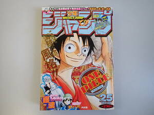 C9DΦω『週刊少年ジャンプ 表紙/ワンピース』2004年 No.25 銀魂 センターカラー 賈允 NARUTO アイシールド21 BLEACH 集英社