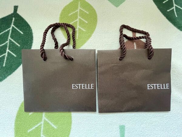 エステール　ESTELE ショップ袋　ショッパー　紙袋　2枚