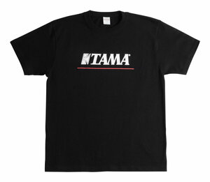 即決◆新品◆送料無料TAMA TAMT004M [Mサイズ] Tシャツ ブラック / ホワイト ロゴ/メール便
