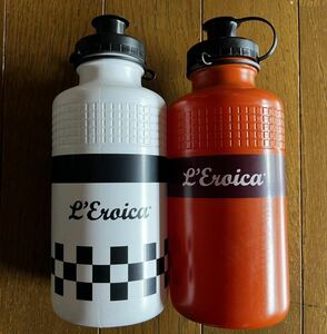 ★新品 セット ELITE L'Eroica エロイカ 550ml ビンテージ オールド ボトル 自転車 エリート ロードバイク クロモリ クラッシック 2本 a