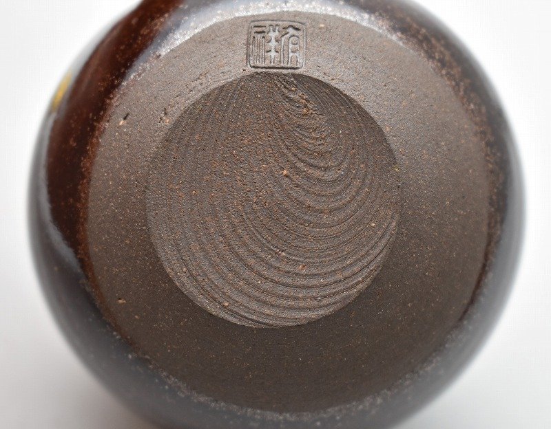 竜E546◇笹田有祥摸福原茄子茶入茶道具仕覆共箱| JChere雅虎拍卖代购