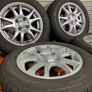 Fang ファング 14インチ アルミホイール 4本セット ヨコハマ スタッドレスタイヤ iceGUARD 175/65R14 パッソ ヴィッツ フィット ノート